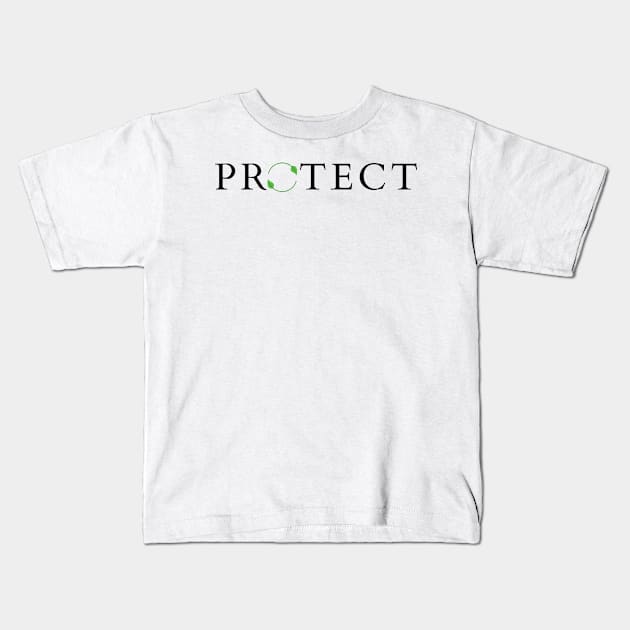 PROTECT THE EARTH Kids T-Shirt by Lolane